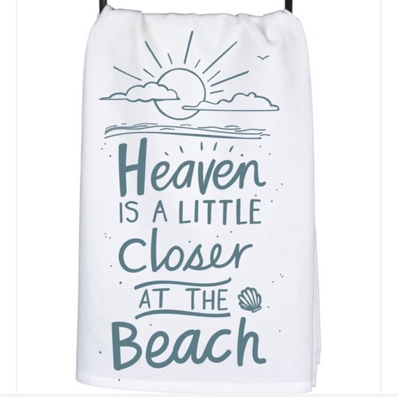 Primitives by Kathy Other - Dish Towel Heaven Is a Little Closer Beach